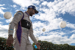 Jose Maria Lopez, DS Virgin Racing, festeggia sul podio