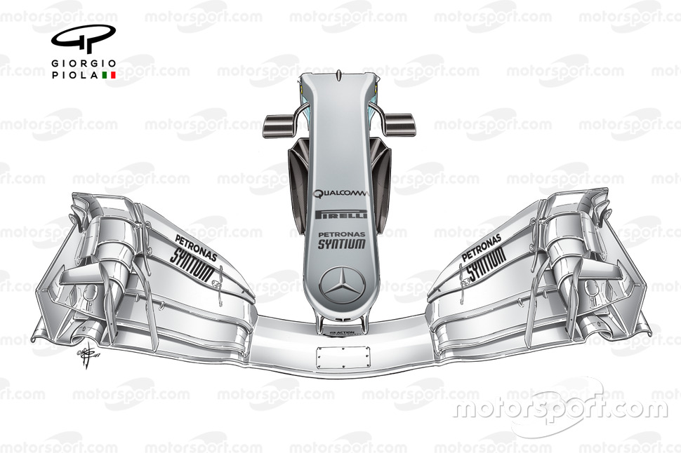 Mercedes W08 narrow nose, Spanish GP
