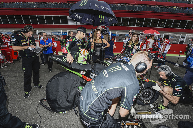Johann Zarco sur la grille de départ