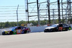 Kyle Busch, Joe Gibbs Racing Toyota,Martin Truex Jr., Furniture Row Racing Toyota