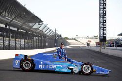 Le vainqueur Scott Dixon, Chip Ganassi Racing Honda