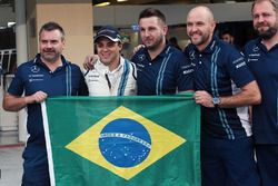 Felipe Massa, Williams en una fotografía de equipo