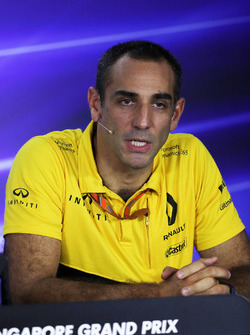 Cyril Abiteboul, Renault Sport F1 Managing Director in the Press Conference