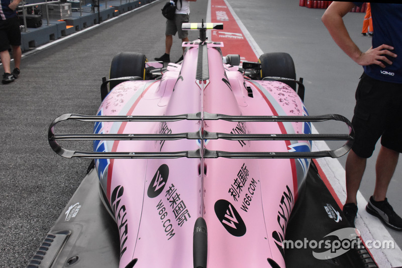 Sahara Force India VJM10, Motorabdeckung