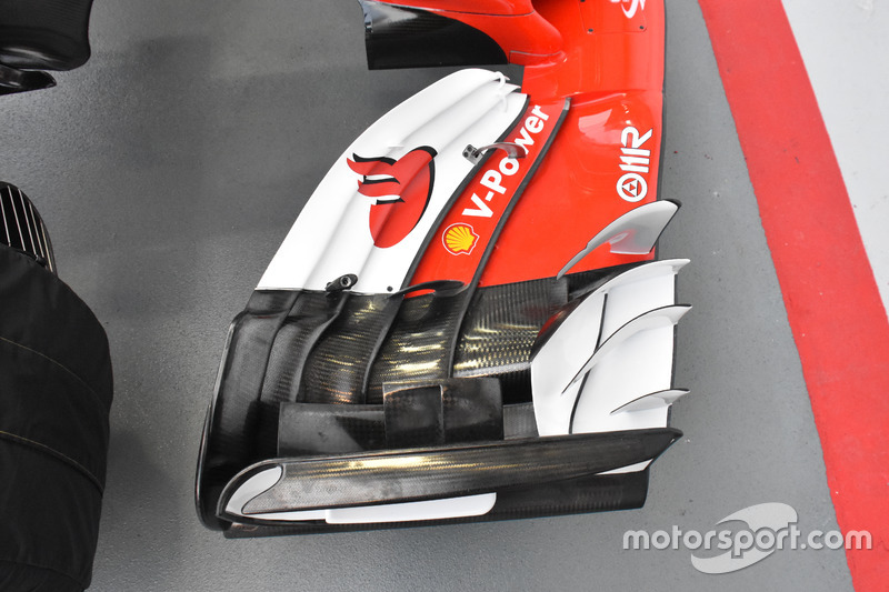 Ferrari SF70H, Frontflügel, Detail