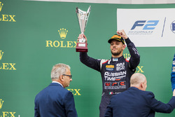Podium: second place Luca Ghiotto, RUSSIAN TIME