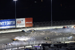 Ryan Hunter-Reay, Andretti Autosport Honda crash