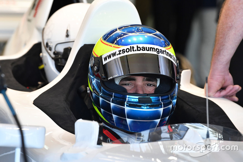 Zsolt Baumgartner, F1 Experiences 2-Seater driver and Will Buxton, NBC TV Presenter