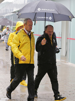 (L to R): Jerome Stoll, Renault Sport F1 President with Frederic Vasseur, Renault Sport F1 Team Racing Director