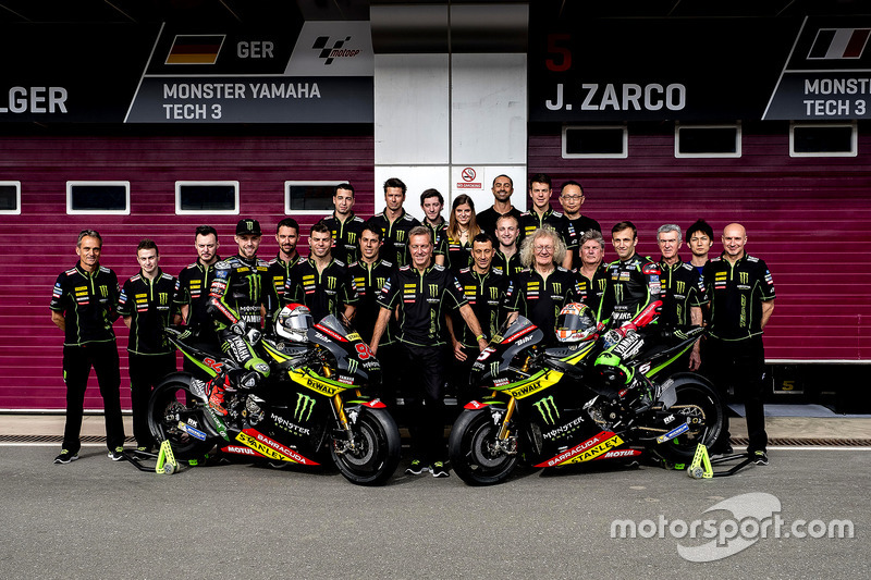 Jonas Folger, Monster Yamaha Tech 3; Johann Zarco, Monster Yamaha Tech 3, Team photo