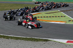 Mick Schumacher, Prema Powerteam, Dallara F317 - Mercedes-Benz at the start