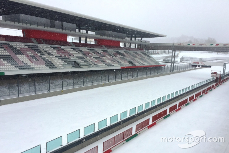 Autódromo del Mugello nevado