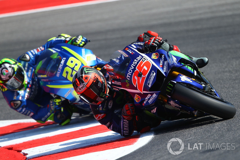 Maverick Viñales, Yamaha Factory Racing, Andrea Iannone, Team Suzuki MotoGP