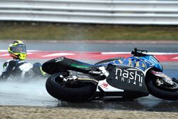 L'accident de Isaac Viñales, SAG Racing Team