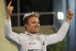 Race winner Nico Rosberg, Mercedes AMG F1 celebrates in parc ferme