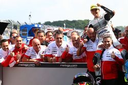 Le vainqueur Francesco Bagnaia, Aspar Team Mahindra