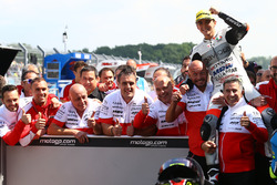 Le vainqueur Francesco Bagnaia, Aspar Team Mahindra