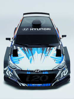 La livrée de la Hyundai i20 R5 à Ypres
