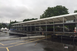 London ePrix circuit construction