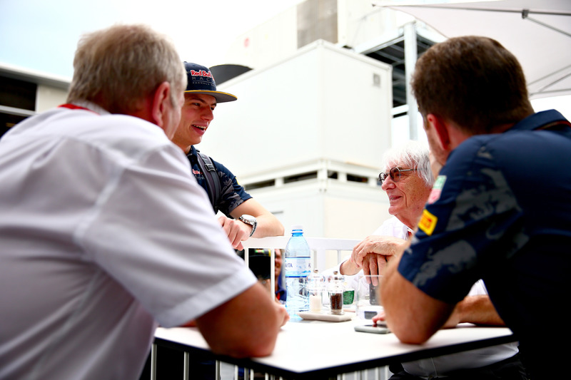 Max Verstappen, Red Bull Racing, Bernie Ecclestone, Red Bull Racing Takım Patronu Christian Horner v