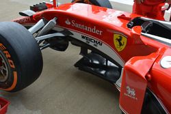 Détails de l'avant de la Ferrari SF16-H