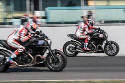 Andrea Dovizioso, Ducati Team and Casey Stoner, Ducati Team