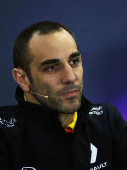 Cyril Abiteboul, Renault Sport F1 Managing Director in the Press Conference
