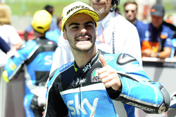Le poleman Romano Fenati, Sky Racing Team VR46