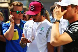 Lewis Hamilton, Mercedes AMG F1 en el desfile de pilotos