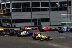 Marvin Kirchhofer, Carlin, Jimmy Eriksson, Arden International, Daniel de Jong, MP Motorsport, Mitch Evans, Pertamina Campos Racing, Nicholas Latifi, DAMS, Gustav Malja, Rapax & Arthur Pic, Rapax