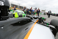 Nico Hulkenberg, Sahara Force India F1 VJM09 on the grid