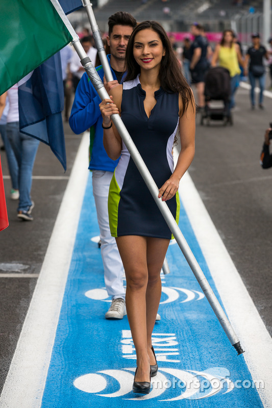 Hermosa chica de la parrilla
