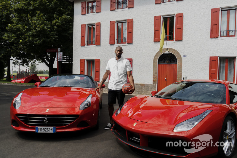 Kobe Bryant at Ferrari