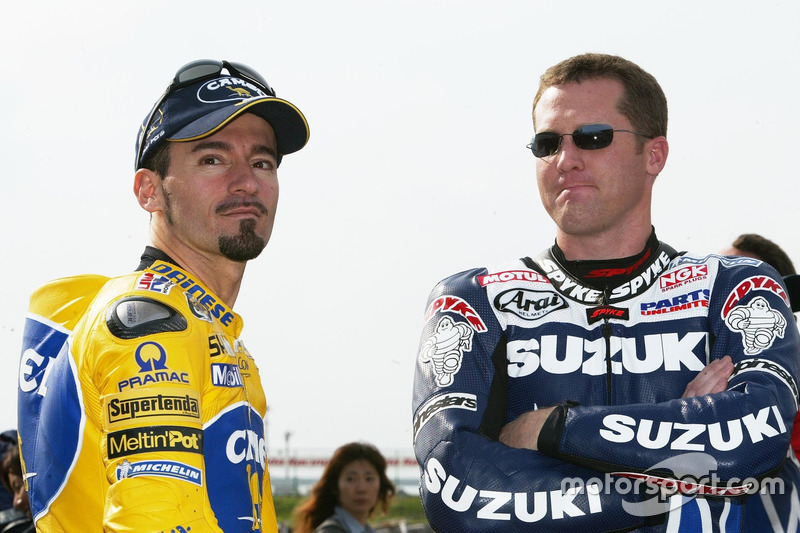 Max Biaggi, Pramac Pons, Kenny Roberts Jr., Team Suzuki