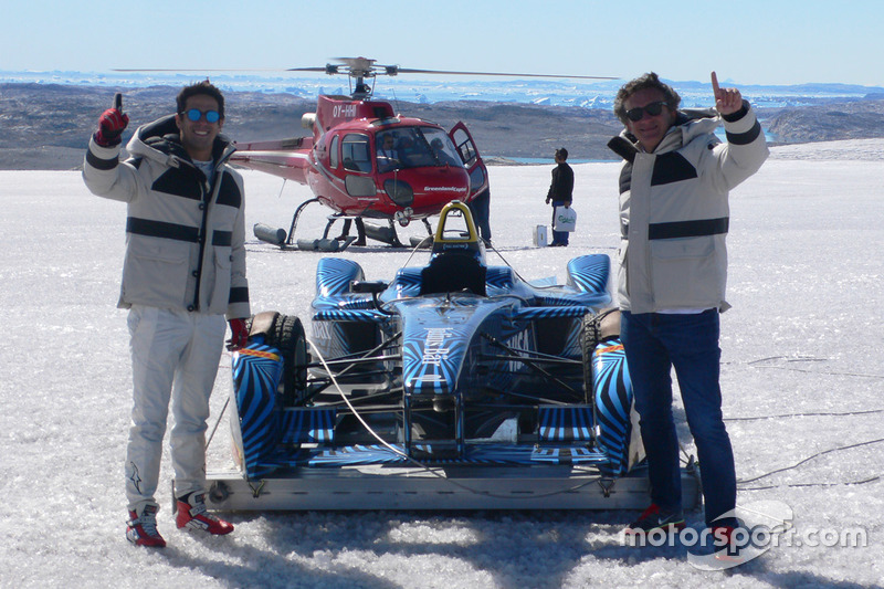 Lucas di Grassi and Alejandro Agag, Formula E CEO