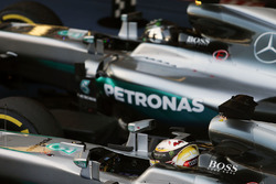 Winner Nico Rosberg, Mercedes AMG F1 Team, second place Lewis Hamilton, Mercedes AMG F1 Team in parc