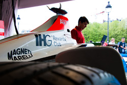 Mahindra Racing, la monoposto con il logo Magneti Marelli