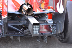 Ferrari SF16-H, dettaglio del posteriore