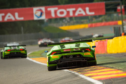 #19 GRT Grasser Racing Team, Lamborghini Huracan GT3: Michele Beretta, Andrea Piccini, Luca Stolz