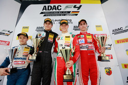 Podium: Bester Rookie Felipe Drugovich, Neuhauser Racing ; 2. Kami Laliberté, Van Amersfoort Racing; 1. Mick Schumacher, Prema Powerteam; 3. Thomas Preining, Lechner Racing