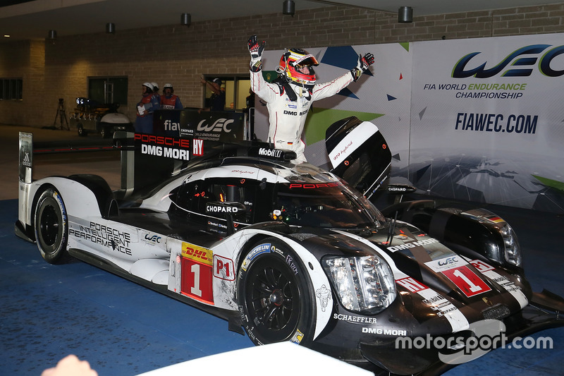 Race winners #1 Porsche Team Porsche 919 Hybrid: Timo Bernhard, Mark Webber, Brendon Hartley