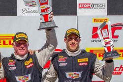 Podium: winner Johnny O'Connell, Cadillac Racing, third place Michael Cooper, Cadillac Racing