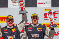 Podium: winner Johnny O'Connell, Cadillac Racing, third place Michael Cooper, Cadillac Racing
