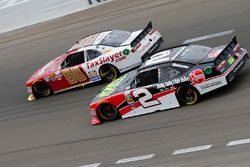 Chase Elliott, JR Motorsports Chevrolet; Austin Dillon, Richard Childress Racing Chevrolet