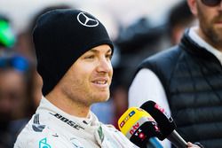 Nico Rosberg, Mercedes AMG F1 im Gespräch mit der Presse