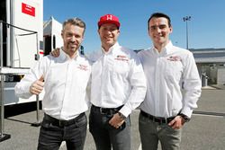 Tiago Monteiro, Rob Huff, Norbert Michelisz, Honda Racing Team JAS