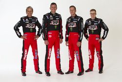 Warren Luff, Garth Tander, James Courtney, Jack Perkins, Holden Racing Team