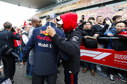 Max Verstappen, Red Bull Racing y Lewis Hamilton, Mercedes AMG F1