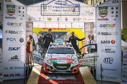 Il vincitore Tommaso Ciuffi, Peugeot 208 R2B