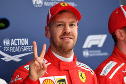 Polesitter Sebastian Vettel, Ferrari